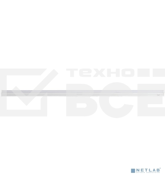 Линейный светодиодный светильник ЭРА с выключателем 16Вт 4000К L1172мм LLED-01-16W-4000-W