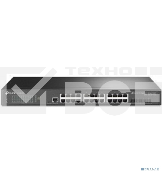 Коммутатор TP-Link JetStream™ 24-port Pure-Gigabit L2+ Managed Switch, 24 10/100/1000Mbps RJ45, 4*10G SFP+ Slots