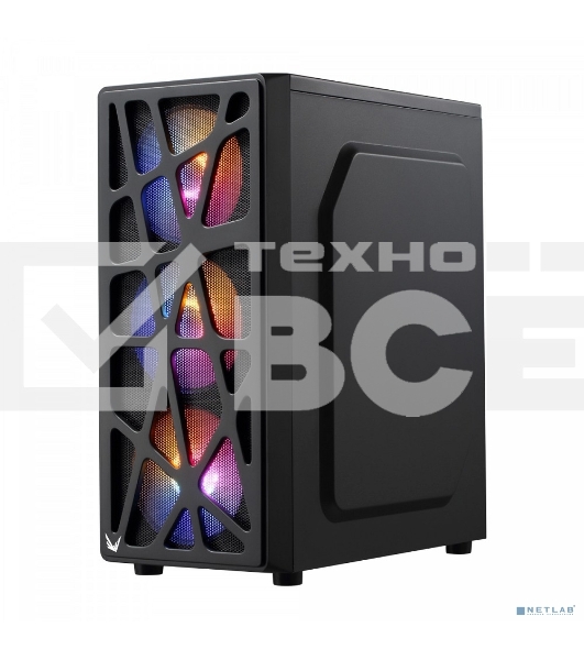 Компьютерный корпус Aerocool / Formula MANA черный без БП ATX 6x120mm 2xUSB2.0 1xUSB3.0 audio bott PSU