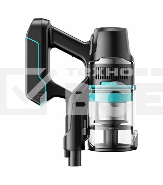 Пылесос вертикальный Viomi Cordless Vacuum cleaner A11 чёрный/бирюзовый, питание от аккумулятора, 450 Вт, уборка сухая, пылесборник 0.6 л, работа от АКБ max 60 мин