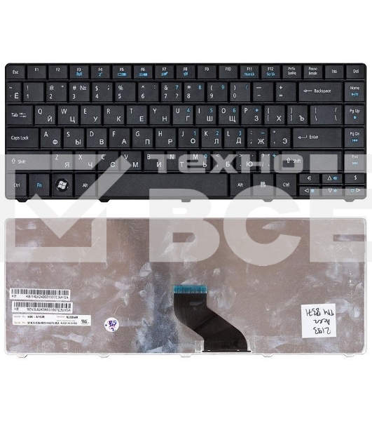 Клавиатура для ноутбука Acer TravelMate 8331 8371 8431 8471 черная