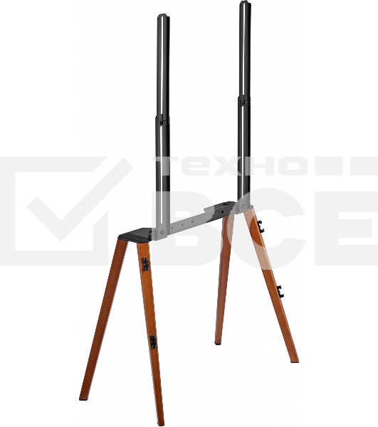 Подставка для телевизора Cactus CS-ST3644BKWN черный/орех 43