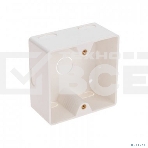 Короб накладной Rexant для лицевых панелей 80х80 под 2 модуля 45х22,5 Mosaic, фото 1