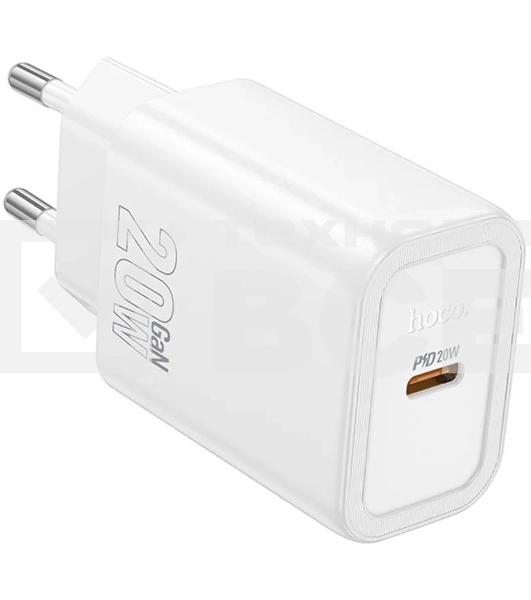 Сетевое зарядное устройство Hoco N60 Gentle 20W 3A (PD) белый