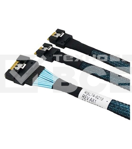 Кабель/ SFF-8654 8i/SFF-8654 4i*2-0.8M