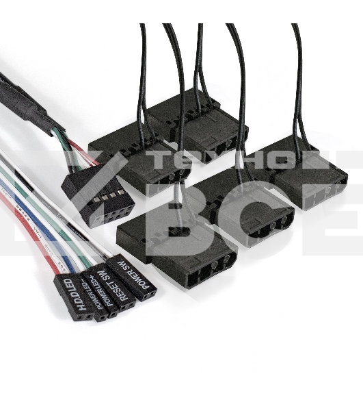 Корпус для майнинга Exegate EX270772RUS Pro 13-430 <без БП, 2*USB, 5*fan 120мм, места под: 13 видеокарт, 2 БП>