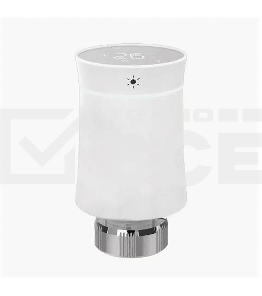 Терморегулятор для радиатора Moes ZigBee Smart Radiator Valve Thermostat белый модели ZTRV-BY-100