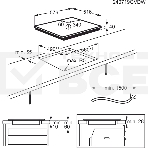Электрическая варочная панель Electrolux EHF6240XXK Hi-Light, независимая, черный, фото3