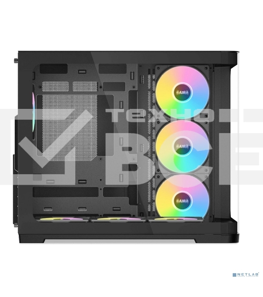 Корпус SAMA V60, Midi-Tower, чёрный, 7 x 120 мм