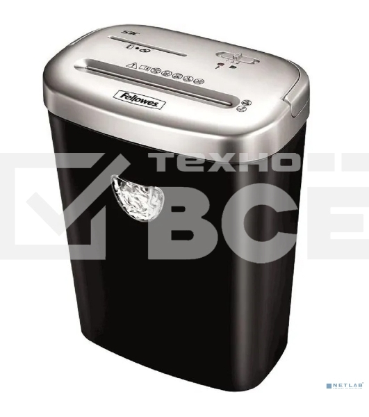 Шредер Fellowes PowerShred 53С, FS-46531, черный/серый