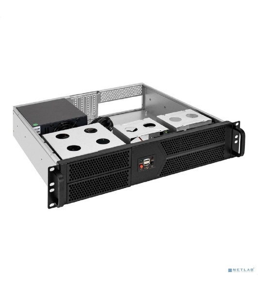 Серверный корпус ExeGate Pro 2U400-04 (RM 19', высота 2U, глубина 400, БП 400ADS, 2хUSB)