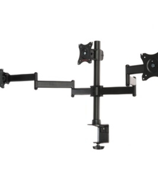 Кронштейн для мониторов Arm Media LCD-T15 черный 15'-32' макс.30кг настольный поворот и наклон верт.перемещ.
