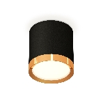 Светильник Ambrella Light XS8142004 SBK/PYG черный песок/золото желтое полированное GX53 (C8142, N8124), фото4