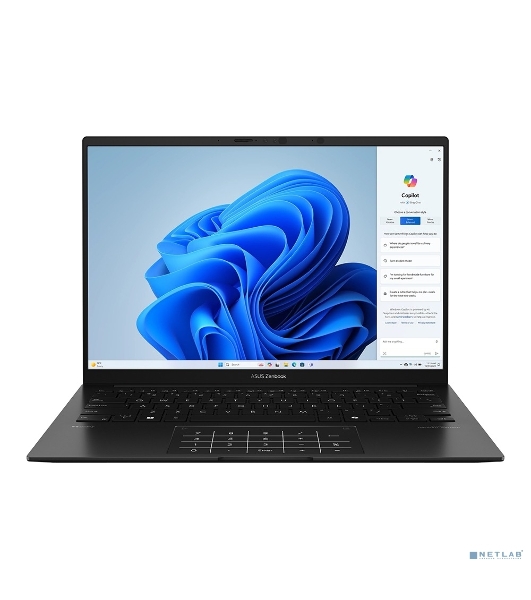 Ноутбук Asus Zenbook 14 UM3406GA-QD130/14'/OLED/AMD Ryzen AI 5 430/32Gb 512Gb SSD/AMD Radeon Graphics/без ОС/черный/1.2kg
