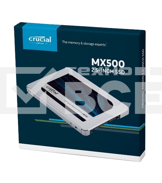 Накопитель SSD Crucial MX500, 500Gb, 2.5