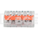 Универсальная компактная клемма Rexant 5-прoводная до 4,0 мм² (5 шт/уп), фото5