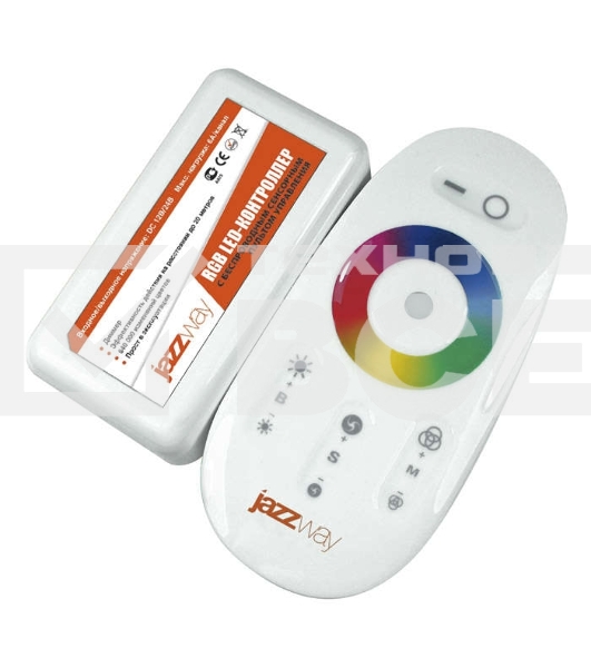Контроллер RGB PRC-4000HF WH 12/24В 216/432Вт бел. JazzWay 1007957