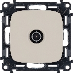 Механизм розетки TV Valena Allure с топологией 'звезда' 0-2400МГц с лицевой панелью сл. кость Leg 753851, фото3