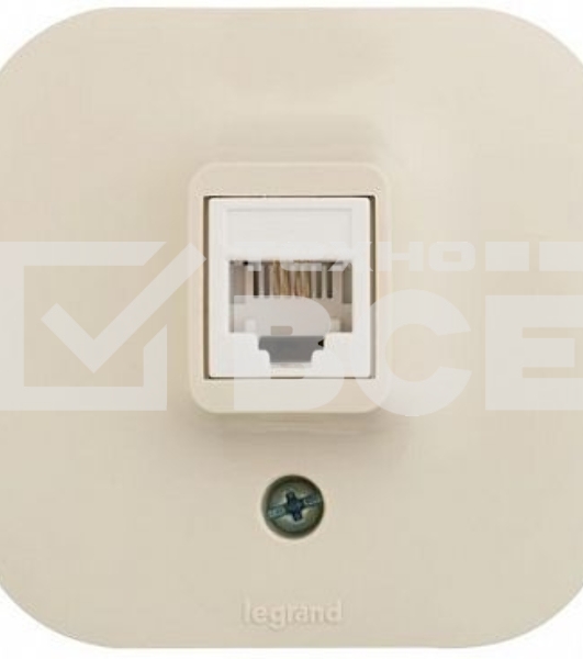 Розетка RJ11 Legrand 782244 (Слоновая кость)