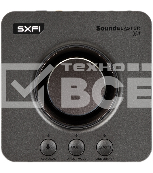 Звуковая карта Creative USB Sound Blaster X 4 WW (SB-Axx1) 7.1 Ret