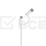 USB-кабель Xiaomi Mi 2-in-1 USB Cable Micro-USB to Type-C  (30cm), фото6