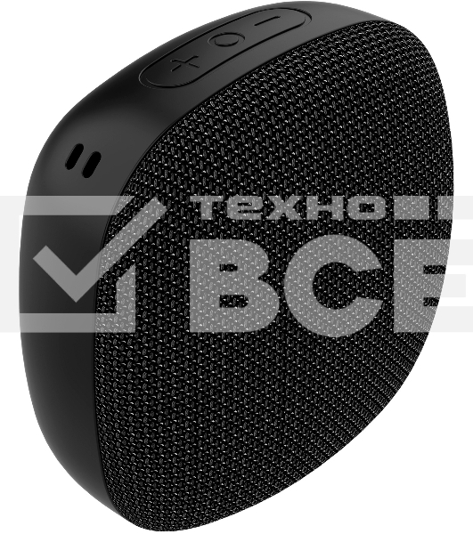 Колонка портатитвная Hyundai H-PS1010 черный 5W 1.0 BT 10м 1200mAh