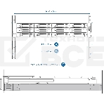 Дисковый массив QNAP RAIL-A03-57 Комплект направляющих для для стоечных устройств не более 2U: SS-ECxx79U-SAS-RP,TS-xx79U-RP,TS-EC, фото3