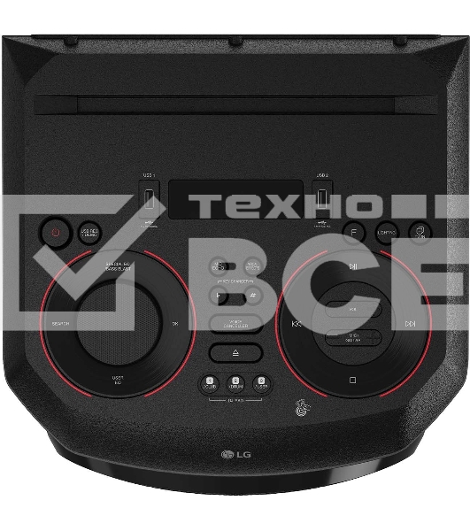 Минисистема LG XBOOM ON66 черный 300Вт CD CDRW FM USB BT