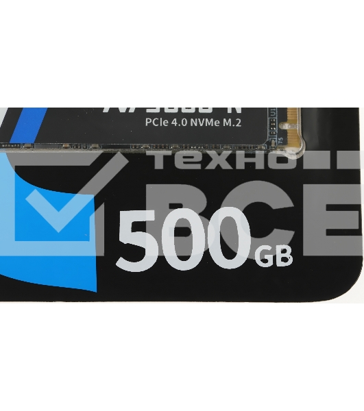 Накопитель SSD Netac NV5000 Pro, 500GB, M.2 2280, PCIe 4.0 x4, NVMe, R/W 4800/2700, с радиатором