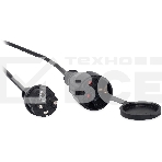 Удлинитель силовой Starwind ST-PS1.20/FRB-16 3x1.0 кв.мм 1 розет. 20 м КГ 16A без катушки черный, фото2