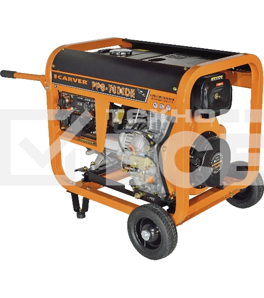 Генератор Carver PPG- 7000DE 6.3кВт