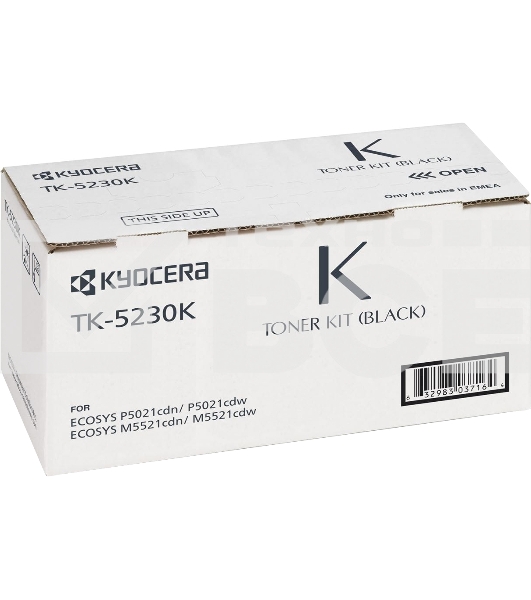 Картридж лазерный Kyocera TK-5230K (1T02R90NL0) черный для M5521cdn/M5521cdw/ P5021cdn/P5021cdw/P5026cdn/P5026cdw 2600 стр.