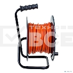 Удлинитель силовой ЭРА RMx-4es-3x1.5-30m-IP44 на м. катушке c/з 4 гн 30м ПВС 3х1.5 (1/33), фото 1