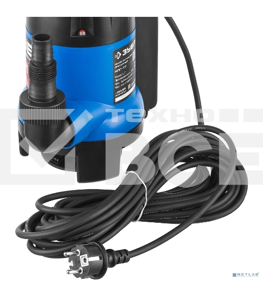 Насос ЗУБР НПГ-Т7-550 т7 аквасенсор погружн дренаж. для грязн водыd частиц до 35мм 550Вт датчик ур