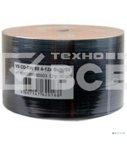 Диски VS CD-RW 80 4-12x Bulk/50