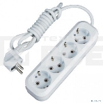 Удлинитель EKF UBA16-310-4-03 'Эксперт' 4 гнезда 3 метра 16А/3,5 кВт с заземлением ПВС 3х1 EKF PROxima, фото 1