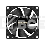 Вентилятор для корпуса ExeGate EX08020S3P-24 черный, 80 мм, 3900 об/мин, 41.2 дБ, 3 pin, фото3