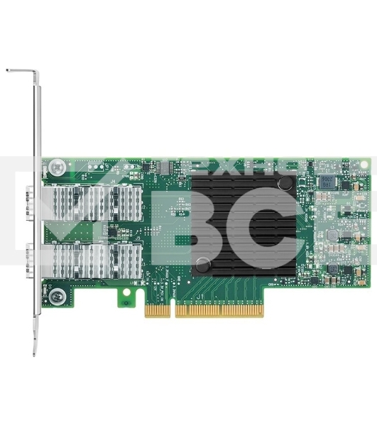 Сетевая карта ConnectX-4 Lx EN network interface card, 25GbE dual-port SFP28, PCIe3.0 x8, tall bracket, SR-IOV, TCP/UDP, MPLS, VxLAN, NVGRE, GENEVE, iSER, NFS RDMA, SMB Direct, ROHS R6