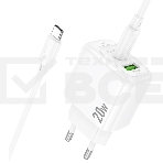 Сетевое зарядное устройство Hoco CS54A Surplu 20W 3A (PD+QC), фото6