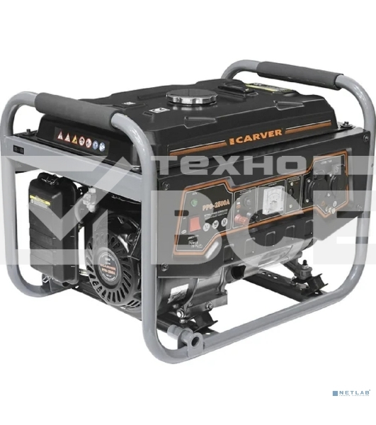 Электрогенератор бензиновый Carver PPG- 2500А, 2.3 кВт, 67 дБ, 40 кг