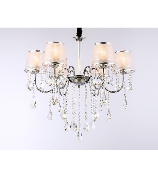 Светильник Ambrella light TR4588/6 CH/SL хром/серебро E14/6 max 40W D660*570