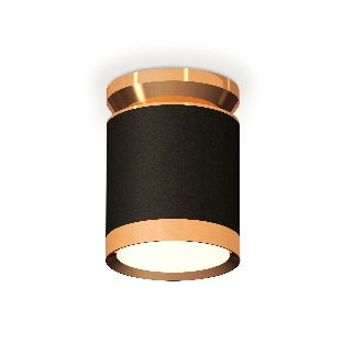 Светильник Ambrella Light XS8142030 SBK/PYG черный песок/золото желтое полированное GX53 (N8909, C8142, N8124)