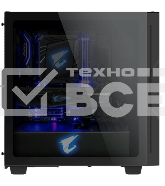 Компьютерный корпус GIGABYTE AORUS C300 GLASS MidiTower без Б/П ATX MicroATX MiniITX Цвет черный GB-AC300G