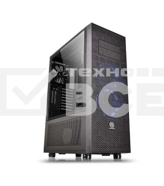 Корпус Thermaltake Core X71 TG черный без БП ATX 2xUSB2.0 2xUSB3.0 audio bott PSU