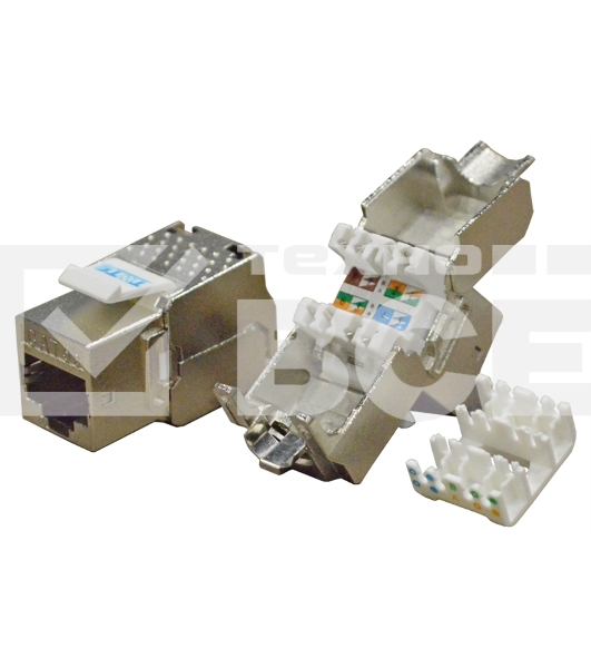 Модуль Keystone RJ45, Cat.5E, STP, 180 градусов