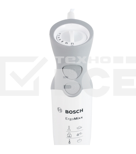 Блендер погружной Bosch MSM66150 белый