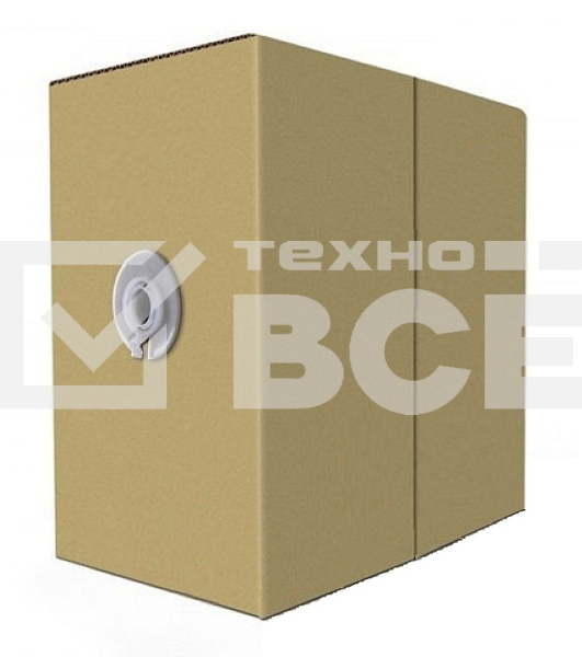 Кабель сетевой Buro BU-CCA-048 UTP 4 пары cat5E solid 0.48мм CCA 305м серый