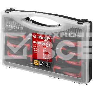 Набор отверточный Зубр 25027 27 предметов (жесткий кейс)