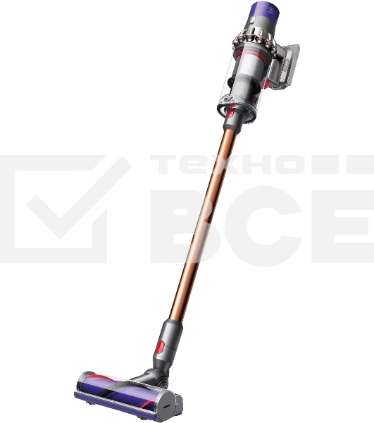 Пылесос-электровеник Dyson Cyclone V10 Absolute (SV12) 525Вт серебристый/медный