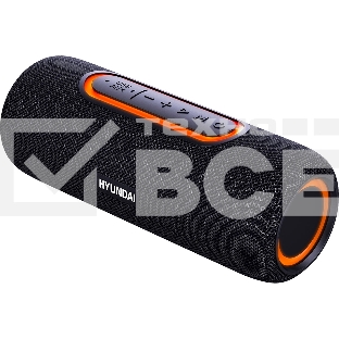 Портативная колонка Hyundai H-PS1021 черный/черный 25 Вт 1.0 BT 10м 1500mAh